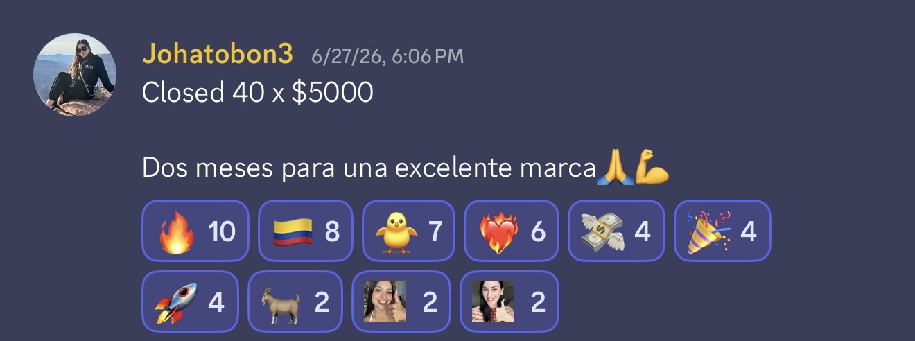 Dos meses cerrados con una sola marca.